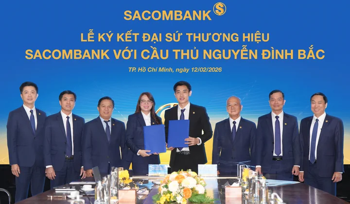Nguyễn Đình Bắc trở thành Đại sứ thương hiệu Sacombank