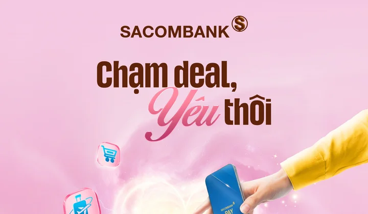 Sacombank triển khai chuỗi ưu đãi Valentine trên Sacombank Pay