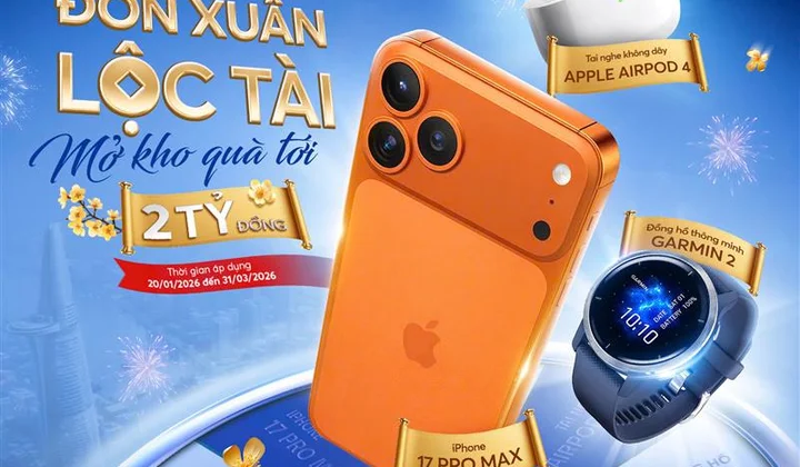 MB triển khai “Đón Xuân Lộc Tài”, với cơ hội trúng iPhone 17 Pro Max