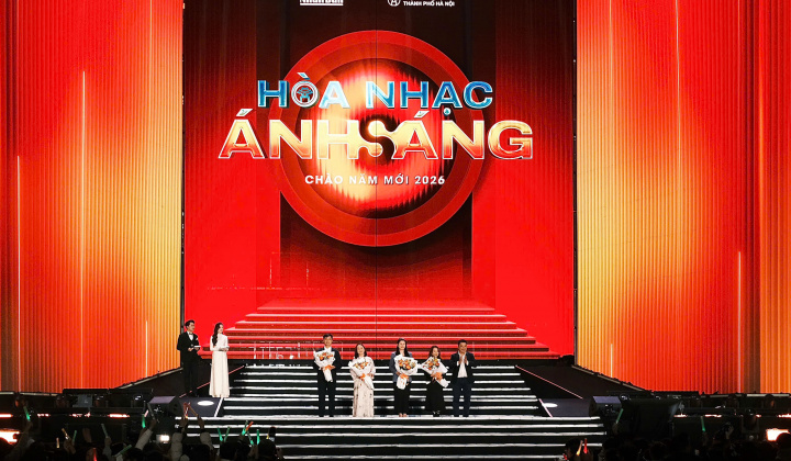 Agribank cùng lan tỏa giá trị văn hóa tại “Hòa nhạc Ánh sáng - Chào năm mới 2026”