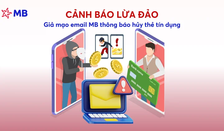 MB cảnh báo lừa đảo liên quan thẻ tín dụng
