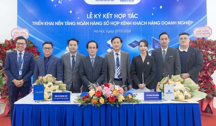 VietABank hợp tác Vnditech thúc đẩy ngân hàng số hợp kênh cho doanh nghiệp