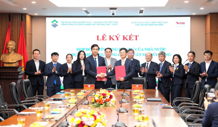 VDB Thái Nguyên tài trợ tín dụng dự án Mỏ Núi Hồng tại Thái Nguyên