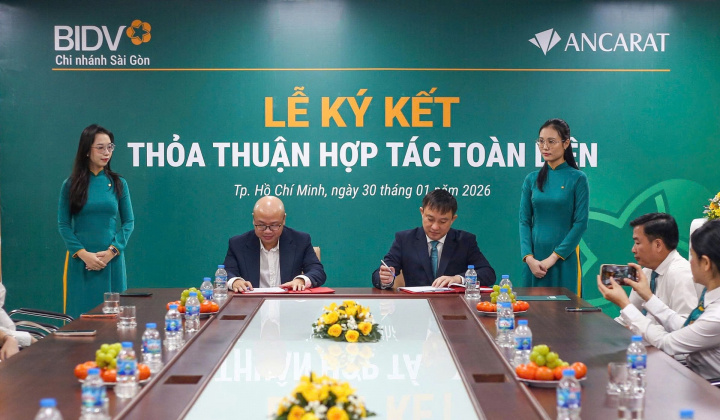 BIDV hợp tác Ancarat mở rộng thanh toán trực tuyến