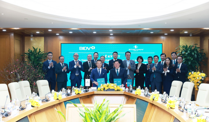 BIDV và Tập đoàn Stavian ký kết hợp tác toàn diện giai đoạn 2026-2030