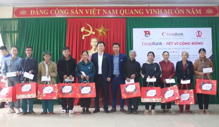 Co-opBank lan tỏa yêu thương dịp Tết Bính Ngọ 2026