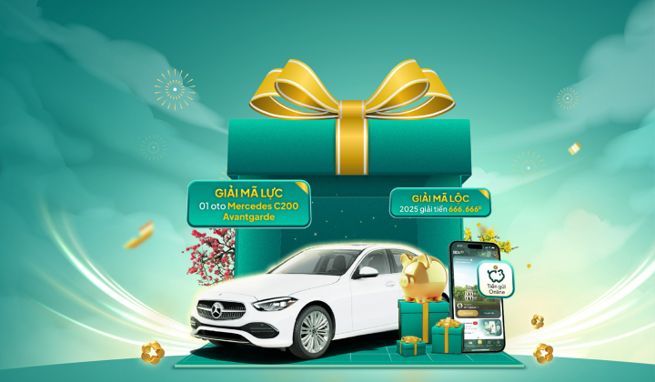 Gửi tiết kiệm BIDV, cơ hội trúng ô tô Mercedes trị giá 1,59 tỷ đồng