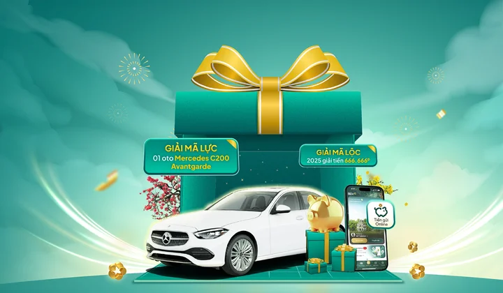 Gửi tiết kiệm BIDV, cơ hội trúng ô tô Mercedes trị giá 1,59 tỷ đồng