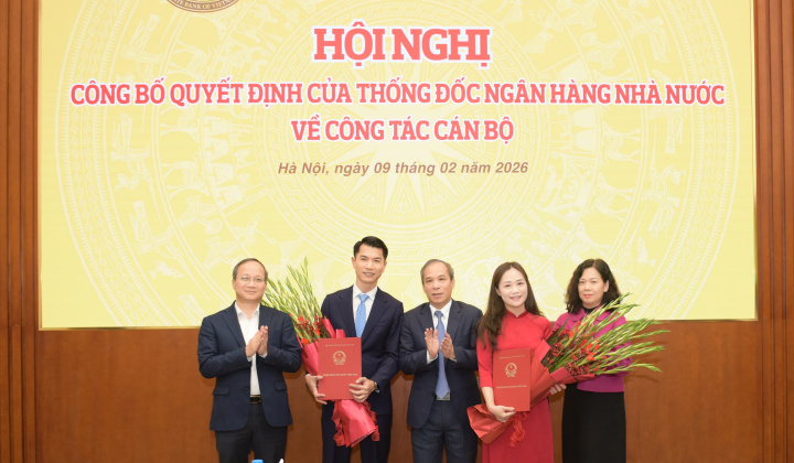Ngân hàng Nhà nước bổ nhiệm 2 Phó Vụ trưởng Vụ Pháp chế