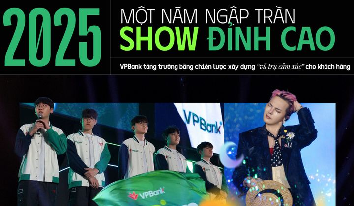 2025 - Một năm ngập tràn show đỉnh cao: VPBank tăng trưởng bằng chiến lược xây dựng "vũ trụ cảm xúc" cho khách hàng