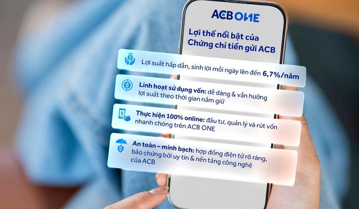Chỉ 10 ngày nghỉ Tết – tiền vẫn sinh lời cao, lãi vay vẫn giảm: Hộ kinh doanh lời kép với ACB