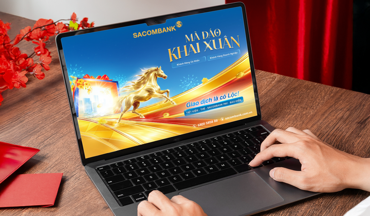 Sacombank triển khai loạt ưu đãi “Lộc Xuân” dịp Tết Bính Ngọ 2026