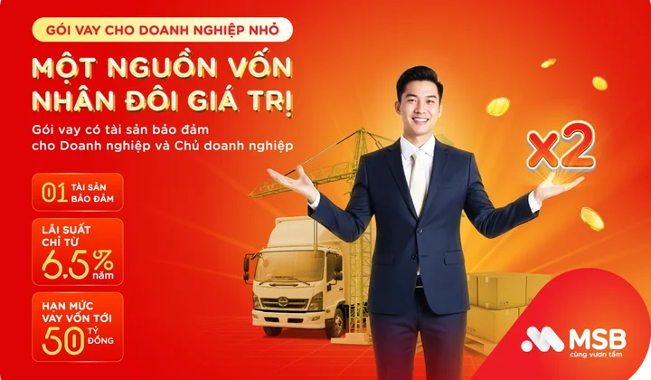 MSB tăng tốc phê duyệt vốn cho doanh nghiệp