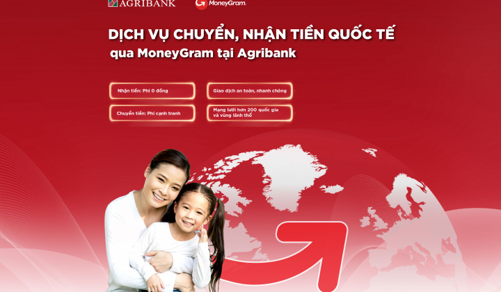 Agribank hợp tác với MoneyGram triển khai chuyển, nhận tiền quốc tế