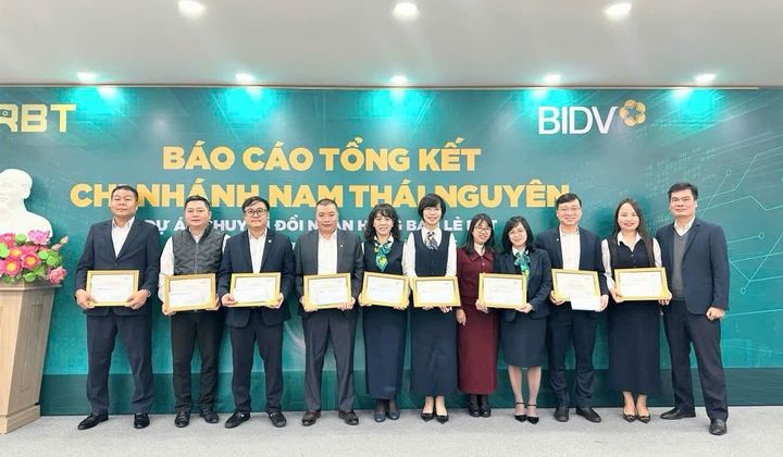 BIDV Nam Thái Nguyên tăng tốc dự án chuyển đổi bán lẻ