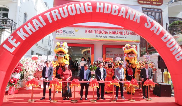 HDBank Sài Đồng khai trương trụ sở mới tại Hà Nội