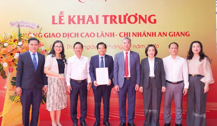 Co-opBank chi nhánh An Giang khai trương Phòng Giao dịch Cao Lãnh