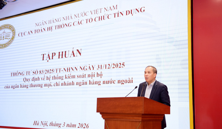 Phó Thống đốc Thường trực Đoàn Thái Sơn: Thông tư 83/2025/TT-NHNN là một bước đi quan trọng trong lộ trình hoàn thiện các bộ chuẩn mực quản trị, nội luật hóa các thông lệ quốc tế