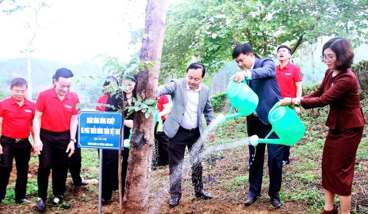 Agribank tham gia Chương trình “Về nguồn” và “Tết trồng cây” ngành Ngân hàng tại Tuyên Quang