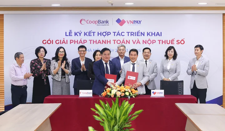 Co-opBank và VNPAY hợp tác triển khai gói giải pháp thanh toán và nộp thuế số