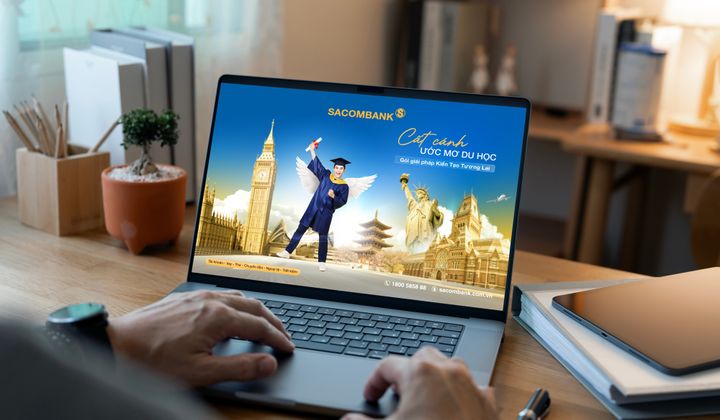 Sacombank ra mắt gói tài chính du học “Kiến tạo tương lai”