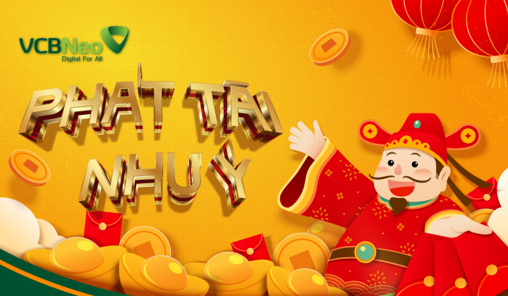 VCBNeo điều chỉnh tăng lãi suất huy động, triển khai ưu đãi hấp dẫn