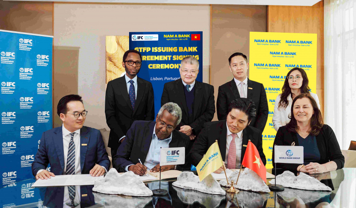 Nam A Bank gia nhập mạng lưới tài trợ thương mại toàn cầu của IFC