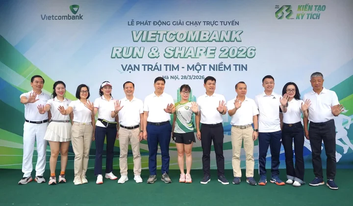 Vietcombank phát động giải chạy “Run & Share 2026”