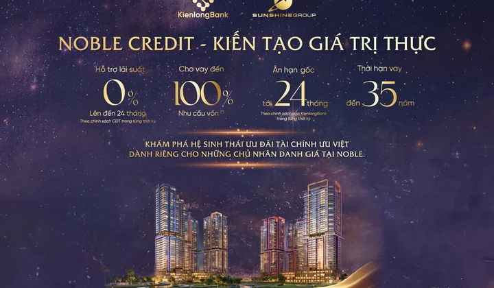 KienlongBank triển khai hỗ trợ tài chính cho khách hàng mua nhà dự án Noble