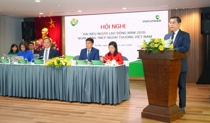 Vietcombank tổ chức thành công Hội nghị đại biểu Người lao động năm 2026