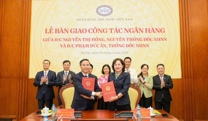 Ngân hàng Nhà nước Việt Nam tổ chức Lễ bàn giao công tác ngân hàng