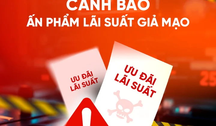 Cảnh giác ấn phẩm giả mạo lãi suất, nguy cơ mất tài khoản khi quét mã QR