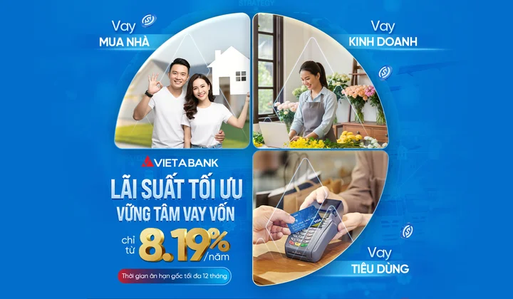 VietABank triển khai gói vay lãi suất từ 8,19%/năm, hỗ trợ khách hàng cá nhân
