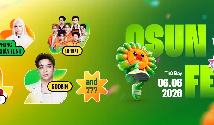 OCB khuấy động mùa hè với đại nhạc hội quy mô lớn OSun Fest