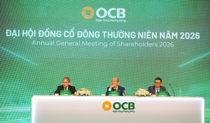 OCB dự kiến tăng vốn điều lệ lên 30.625 tỷ đồng, đặt mục tiêu lợi nhuận tăng 39%