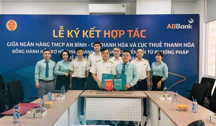 ABBank hợp tác cơ quan Thuế thúc đẩy kê khai, nộp thuế số