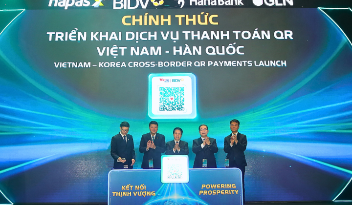 BIDV hợp tác Hana Bank triển khai thanh toán QR xuyên biên giới Việt - Hàn