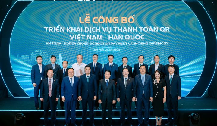 Triển khai dịch vụ thanh toán QR xuyên biên giới giữa Việt Nam và Hàn Quốc