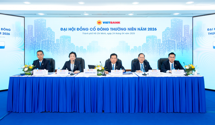 Vietbank tổ chức thành công Đại hội đồng cổ đông thường niên 2026, thông qua nhiều mục tiêu tăng trưởng quan trọng