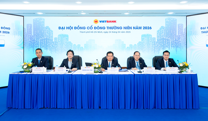 Vietbank tổ chức thành công Đại hội đồng cổ đông thường niên 2026, thông qua nhiều mục tiêu tăng trưởng quan trọng