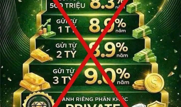 Vietcombank cảnh báo thủ đoạn giả mạo thương hiệu ngân hàng để lừa đảo