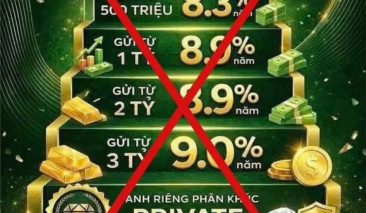 Vietcombank cảnh báo thủ đoạn giả mạo thương hiệu ngân hàng để lừa đảo