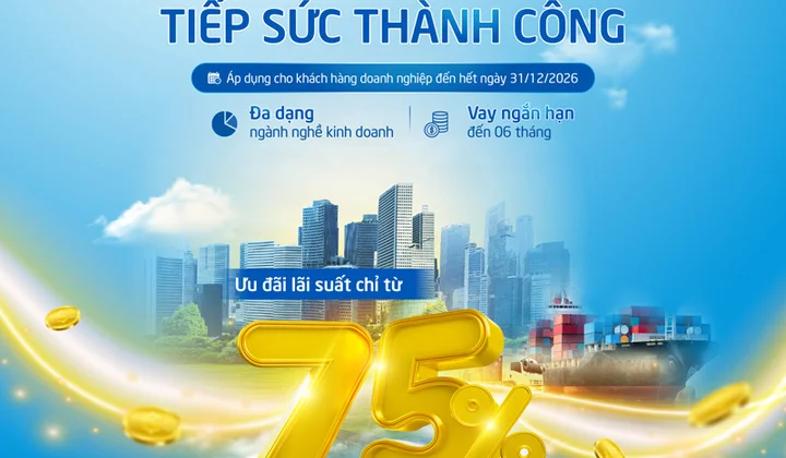 BAOVIET Bank triển khai gói vay ưu đãi từ 7,5%/năm