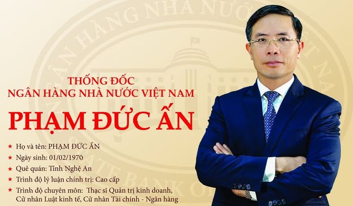 [Infographics] Tiểu sử Thống đốc Ngân hàng Nhà nước Việt Nam Phạm Đức Ấn