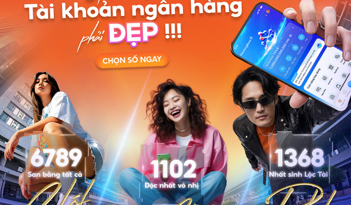 KienlongBank ra mắt tài khoản số đẹp, cá nhân hóa trải nghiệm ngân hàng số