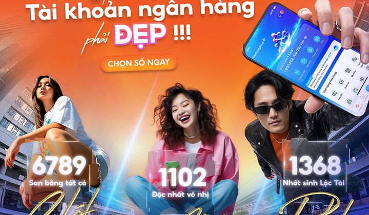KienlongBank ra mắt tài khoản số đẹp, cá nhân hóa trải nghiệm ngân hàng số