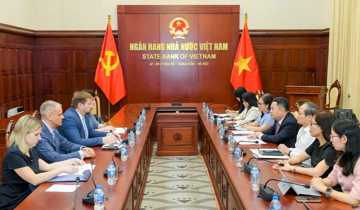 Phó Thống đốc Nguyễn Ngọc Cảnh tiếp Ông Andrey Bornyakov - Phó Chủ tịch Điều hành Ban Lãnh đạo IBEC