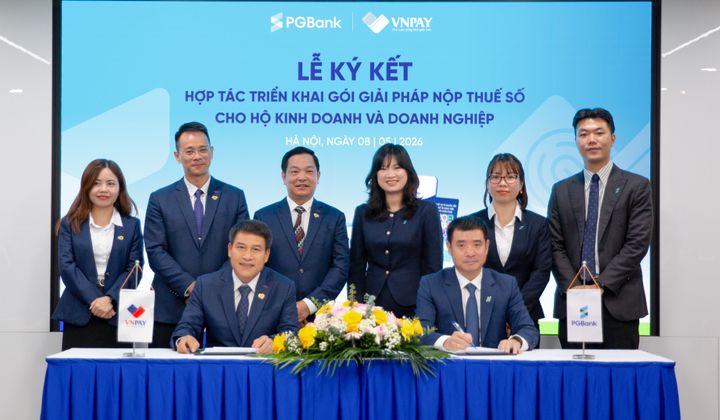 PGBank hợp tác VNPAY phát triển giải pháp thanh toán và nộp thuế số