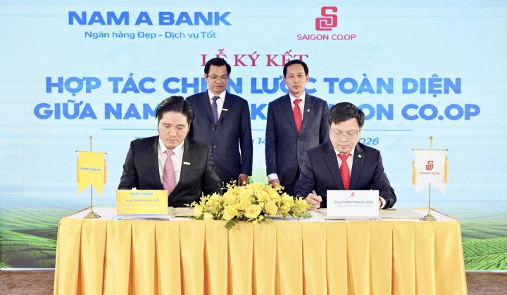 Nam A Bank hợp tác cùng Saigon Co.op phát triển mô hình hệ sinh thái toàn diện