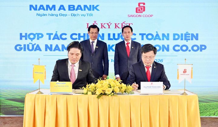 Nam A Bank hợp tác cùng Saigon Co.op phát triển mô hình hệ sinh thái toàn diện